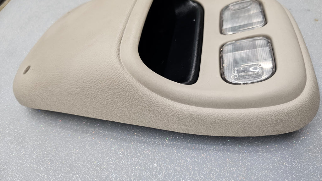 🔥94-97 Dodge RAM Front Overhead Console DOME Map Light Lamp Roof Storage Tan