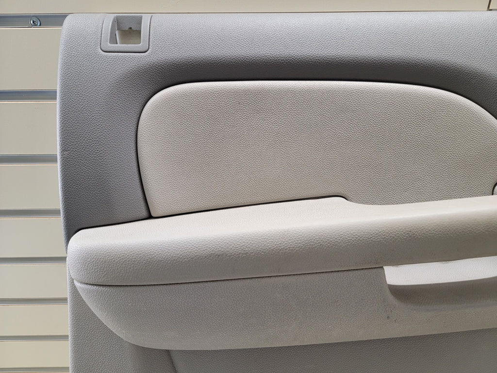 🔥07-13 CHEVY SILVERADO 1500 rear LEFT INTERIOR DOOR TRIM PANEL GRAY