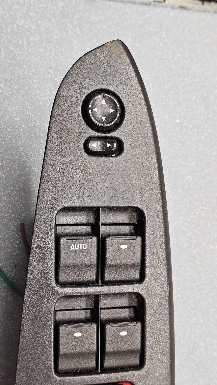🔥09-16 CHEVY IMPALA LEFT DRIVER MASTER POWER DOOR WINDOW SWITCH BEZEL BLACK
