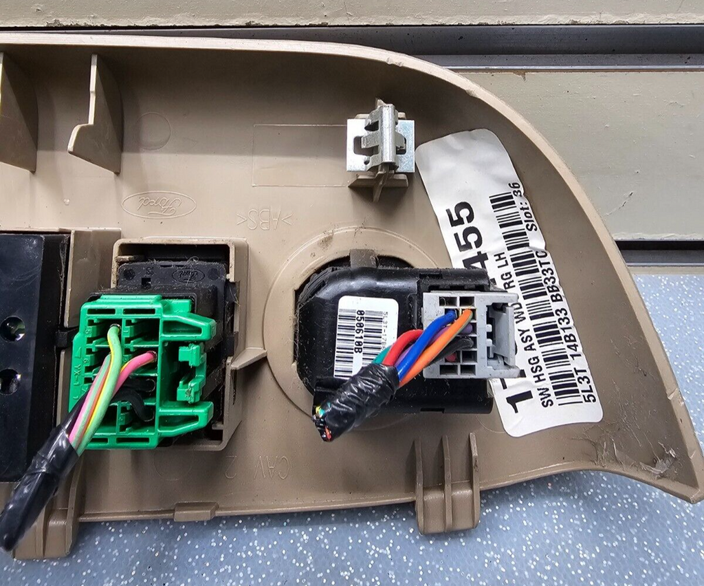 🔥04-08 Ford F150 Left Driver Master Power Window 2 Door Switch Control TAN WS24