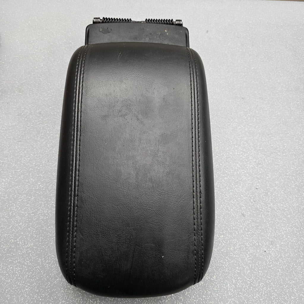 🔥13-16 DODGE DART CENTER CONSOLE ARM REST LID LEATHER BLACK TOP PAD COVER BLACK