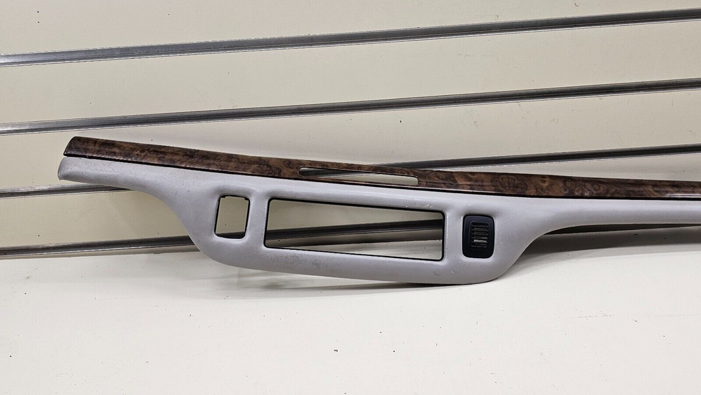 95-97 Lincoln Town Car DASH AC Heater Climate Control Bezel Trim Panel WOOD/GRAY