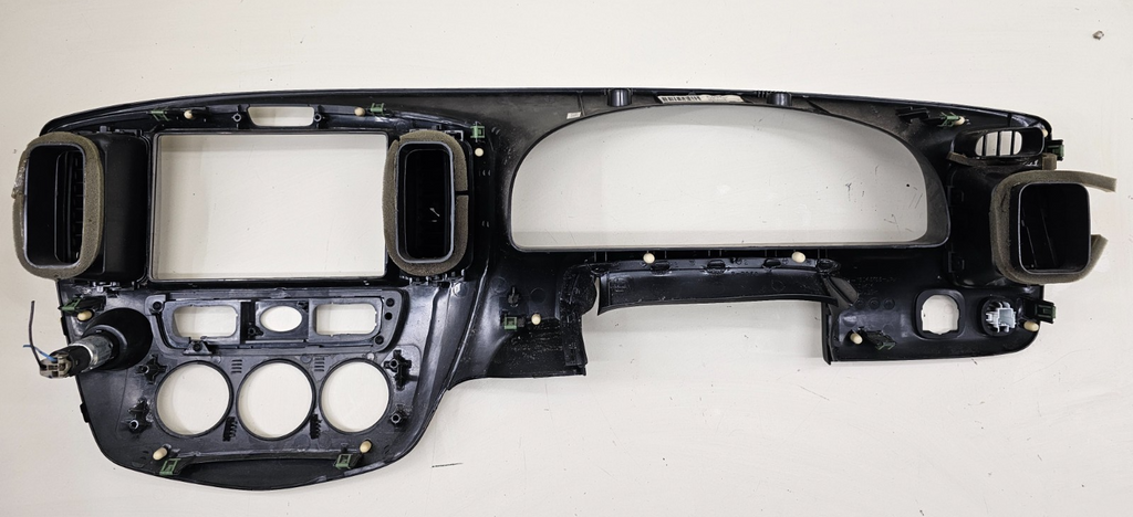 01-06 Tribute Dash Instrument Cluster Speedometer Bezel Trim Panel Black/Silver
