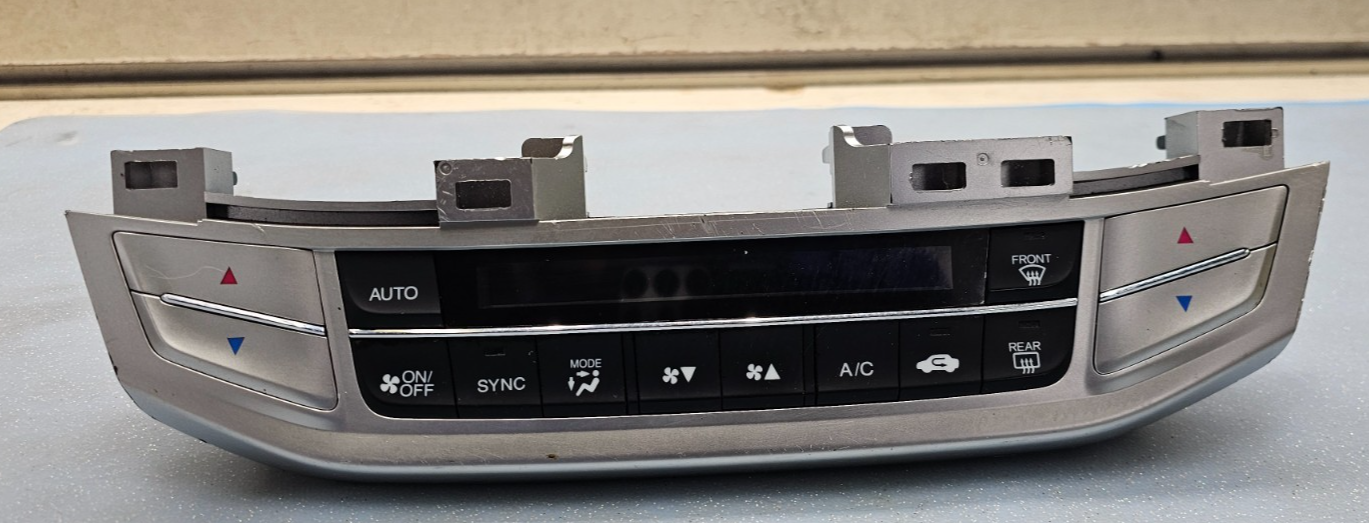 🔥13-15 Honda Accord Dash AC A/C HVAC Heater Temperature Climate Control Silver