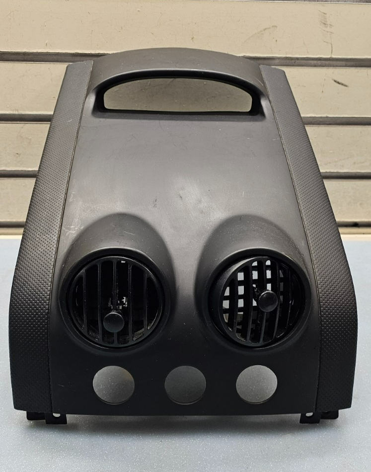 🔥04-08 Chevy Aveo Hatchback Dash Top Center AC A/C Air Vents Clock Bezel Black