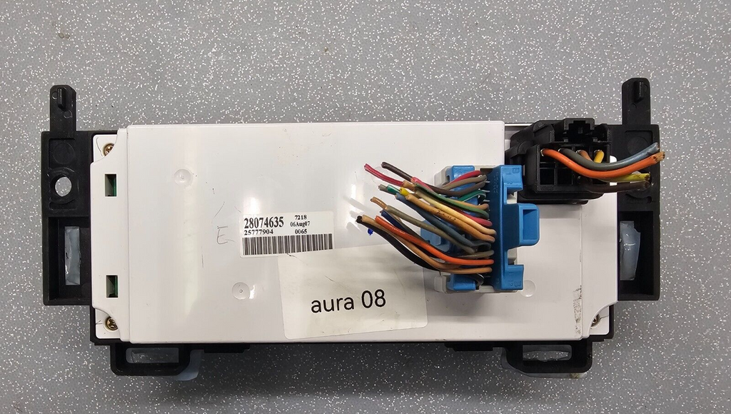 07-09 Saturn Aura Dash AC Heater  Temperature Climate Control Panel Conditioner