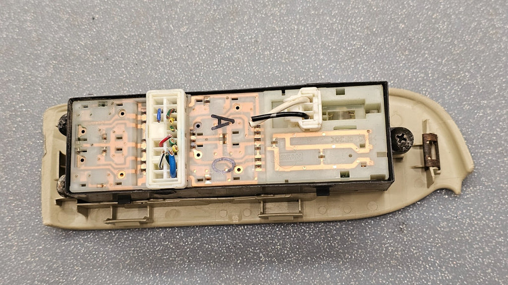 🔥05-07 Infiniti G35 Left Driver Master Door Power Window Switch Assembly Wood