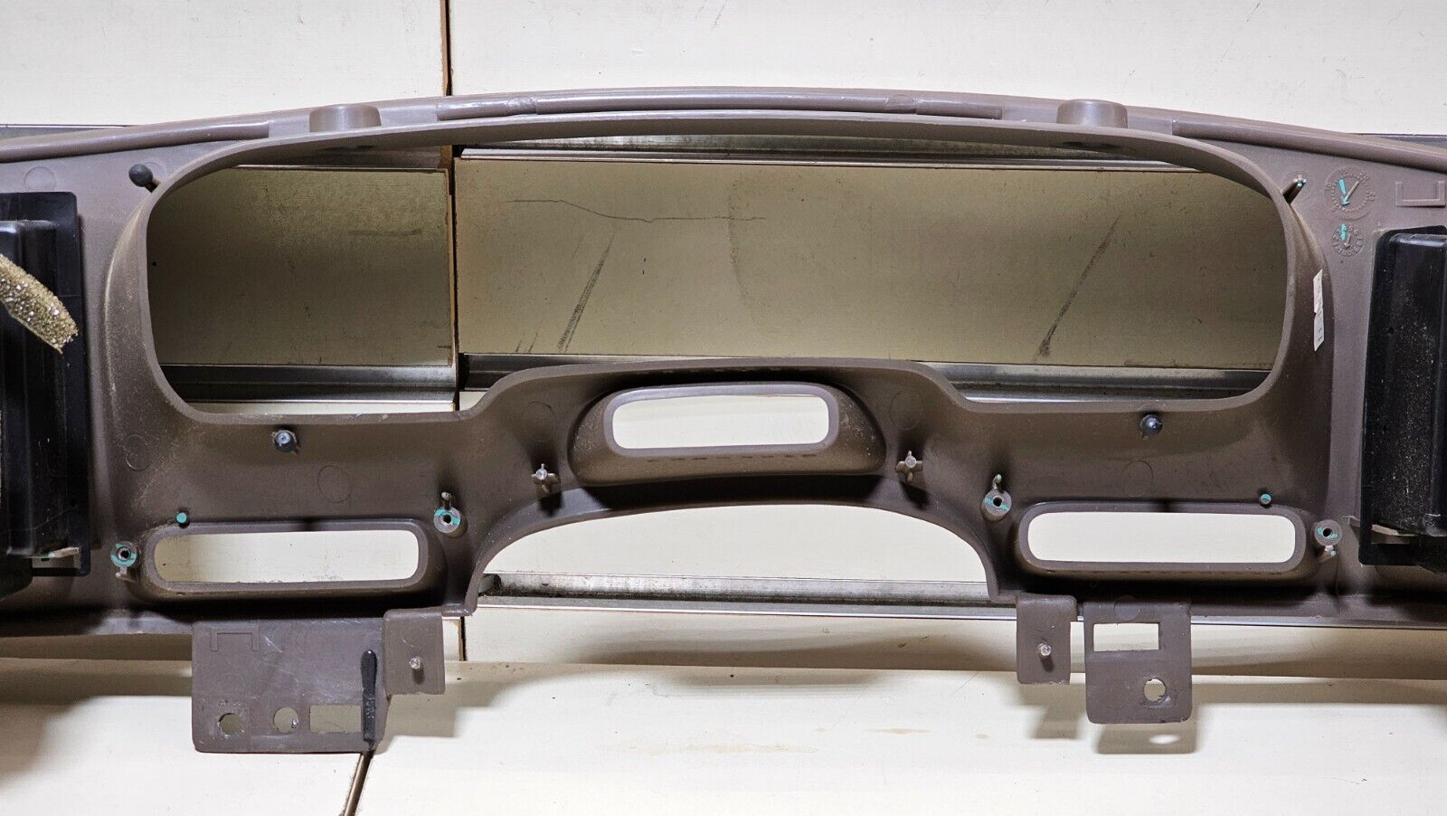 🔥95-97 Town Car Dash Speedometer Instrument Cluster Radio Bezel Panel DK GRAY