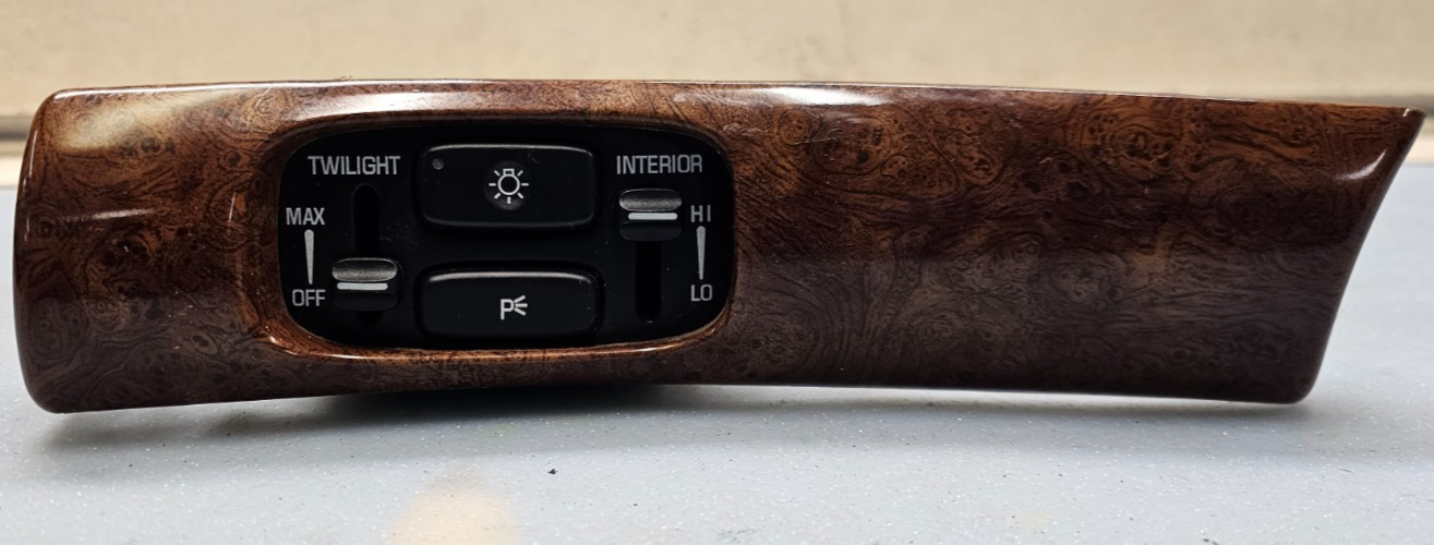 🔥00-05 Buick LeSabre Headlight Head Lamp Switch Button Control Assembly WOOD