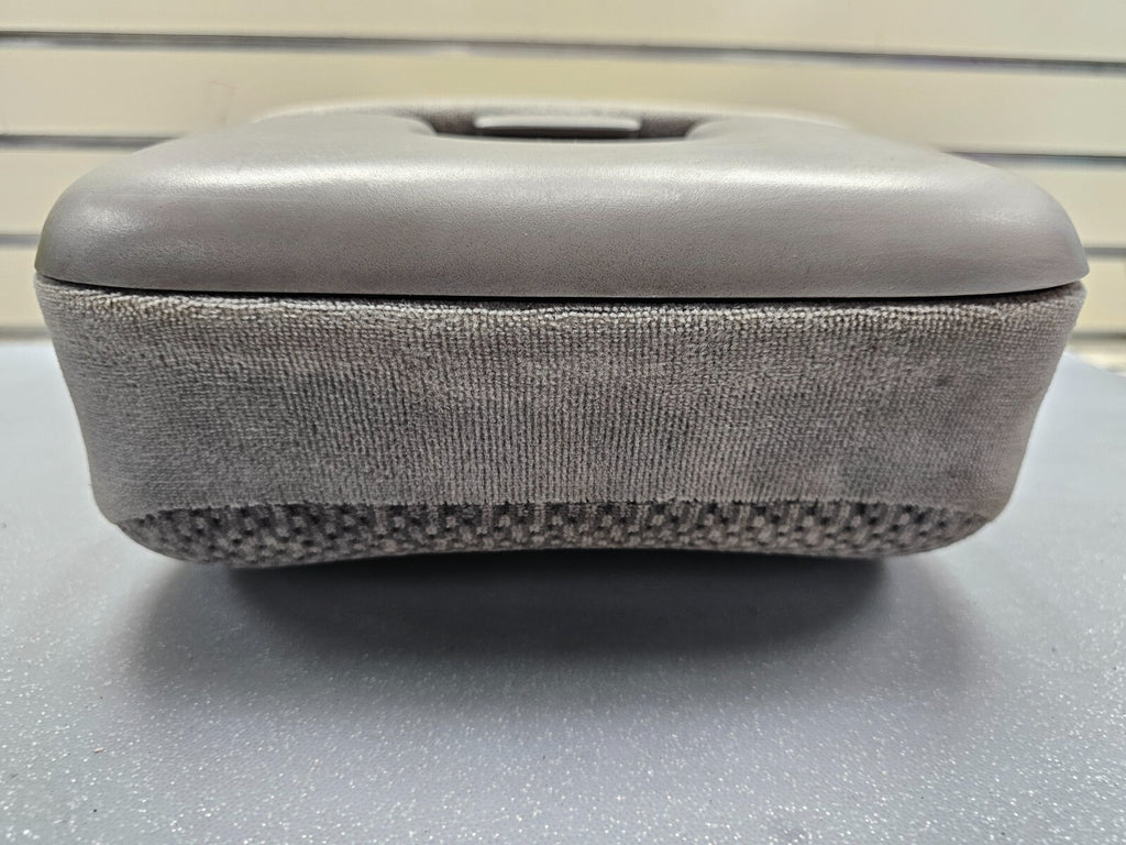🔥97-03 Ford F150 Center Console JUMP SEAT Cloth/Leather Cup Holder LT GRAY JS6