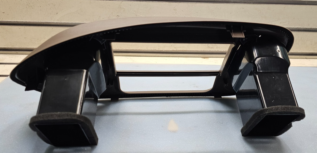 97-03 Ford F150 Center Dash Radio Climate BEZEL Trim Panel🔴AIRBG Line Tan B1