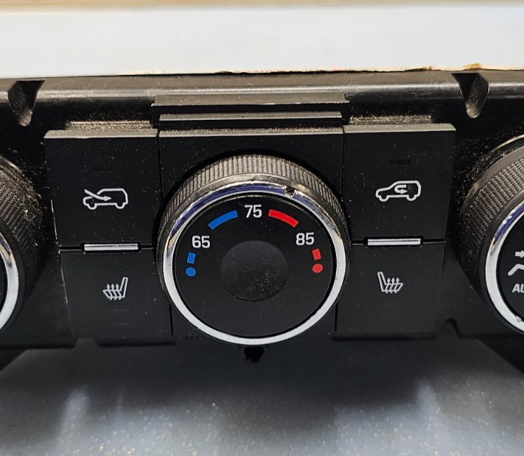 🔥09-12 TRAVERSE DASH CLIMATE CONTROL A/C HEATER TEMPERATURE HVAC PANEL BLACK