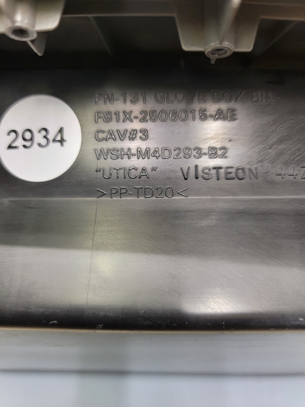 🔥05-07 Ford F250 F350 Super Duty Glove Box Storage Compartment DARK GRAY G10