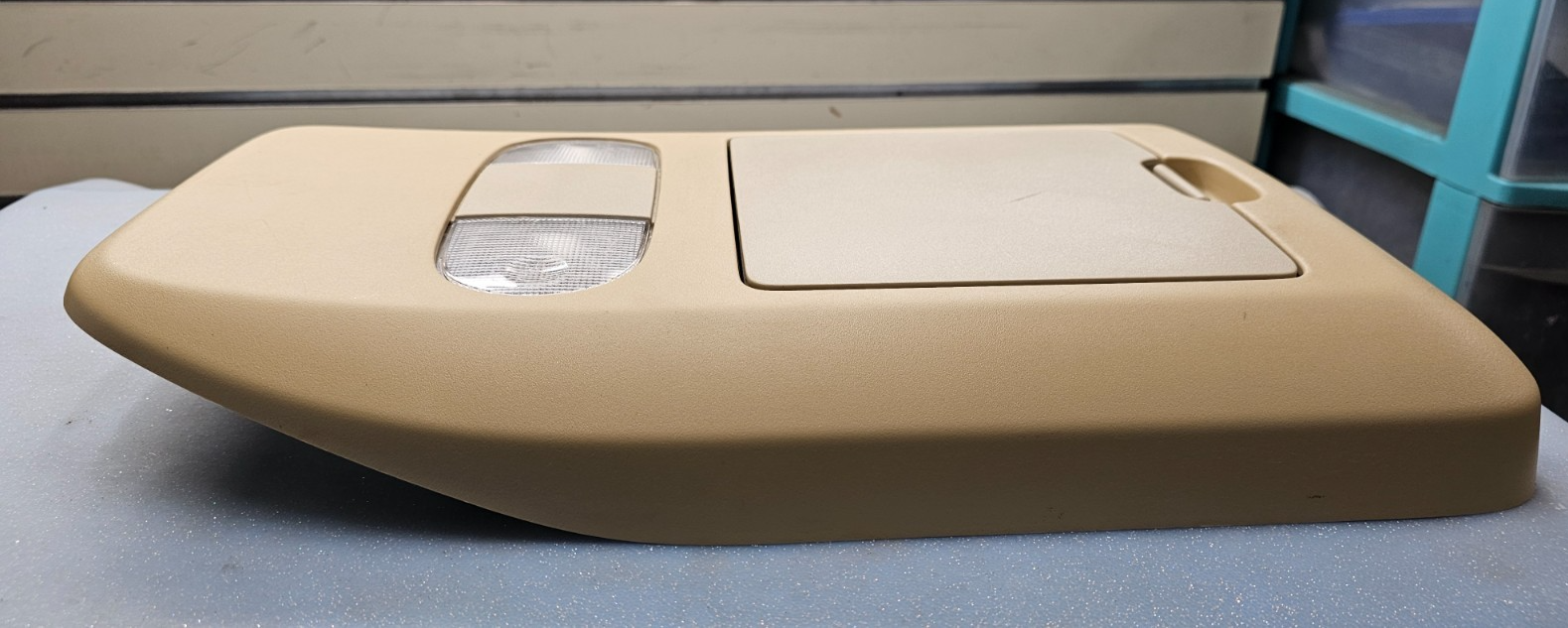 🔥04-08 Ford F-150 F150 Overhead Console DOME Light Lamp Roof Storage Tan