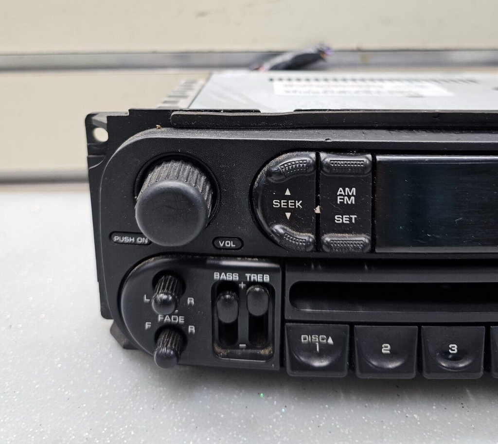 🔥02-07 Chrysler Jeep Dodge Car Truck Radio AM FM CD Player Aux Input RBK Digita