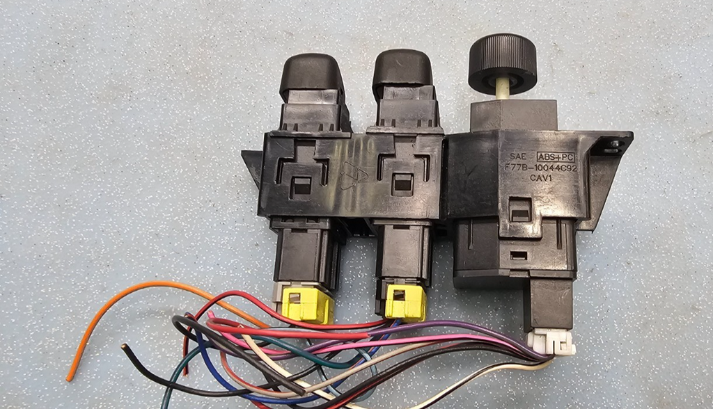 🔥95-11 EXPLORER RANGER REAR WIPER SWITCH DEFROST FOG LAMP LIGHT CONTROL PANEL