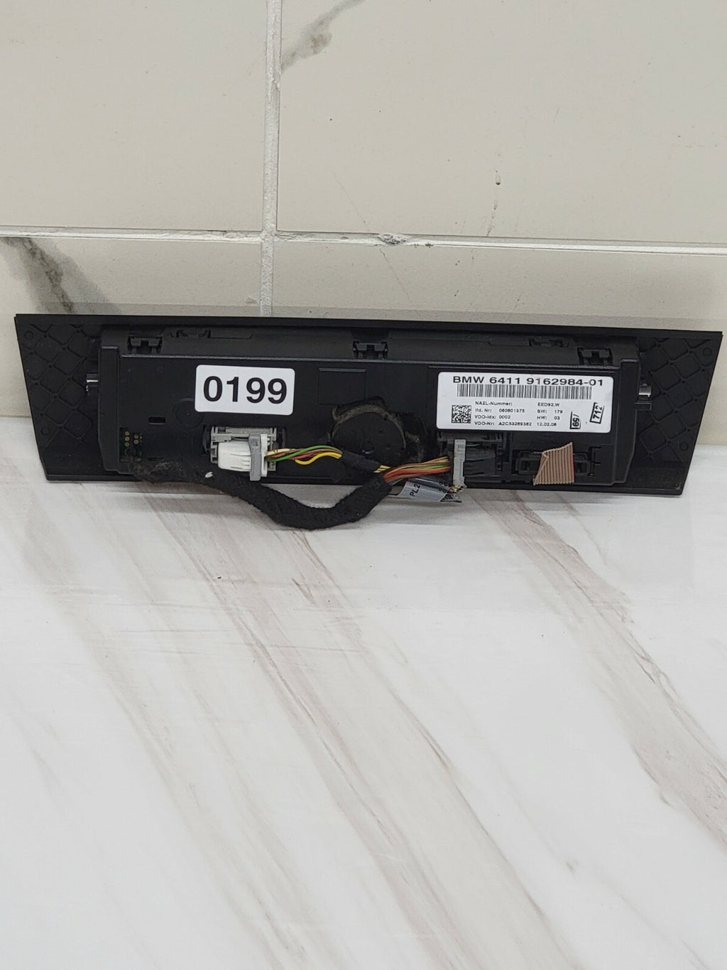 🔥07-10 BMW 328I HVAC HEATER AC A/C TEMPERATURE CLIMATE CONTROL SWITCH OEM