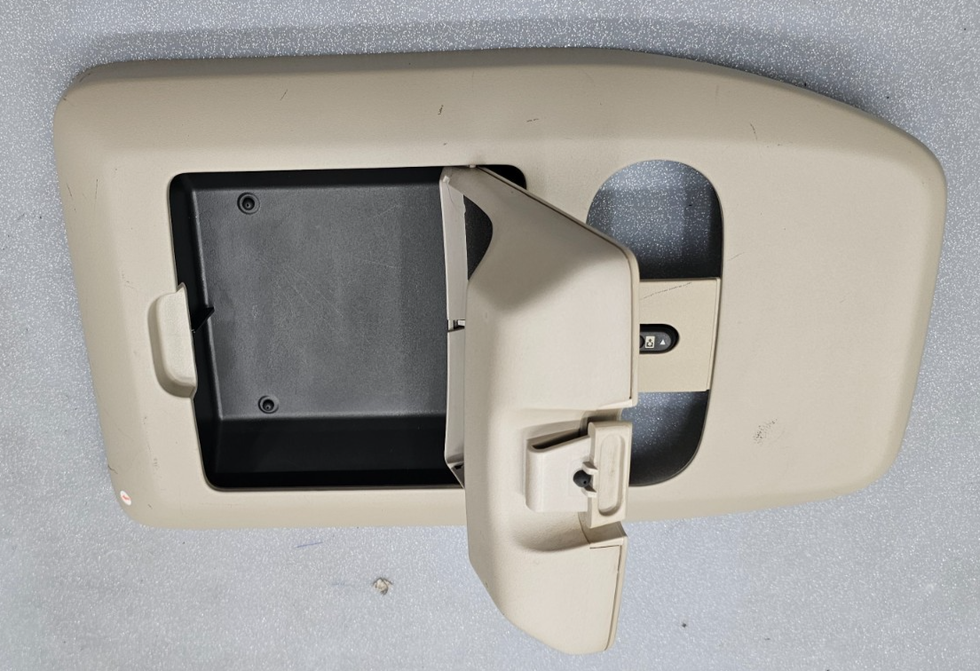 🔥04-08 Ford F-150 F150 Overhead Console DOME Light Lamp Roof🔴Storage Tan 09