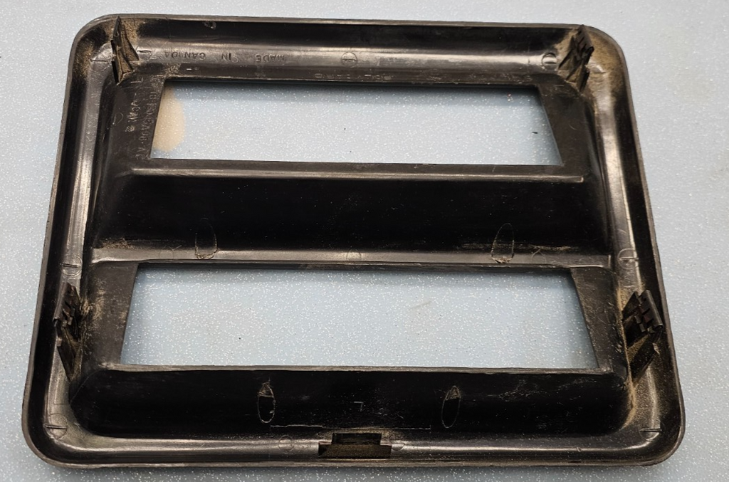 🔥87-91 Ford F150 F250 Bronco Center Dash Radio Stereo Bezel Trim Panel Black