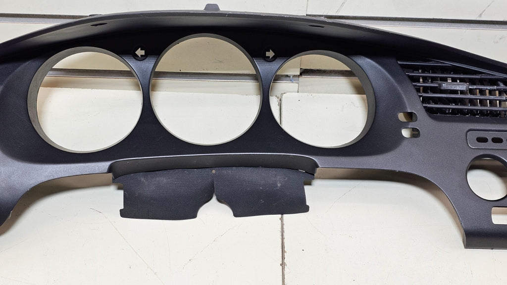 🔥99-03 Acura TL Dash Instrument Cluster Speedometer Radio Bezel Panel Black OEM