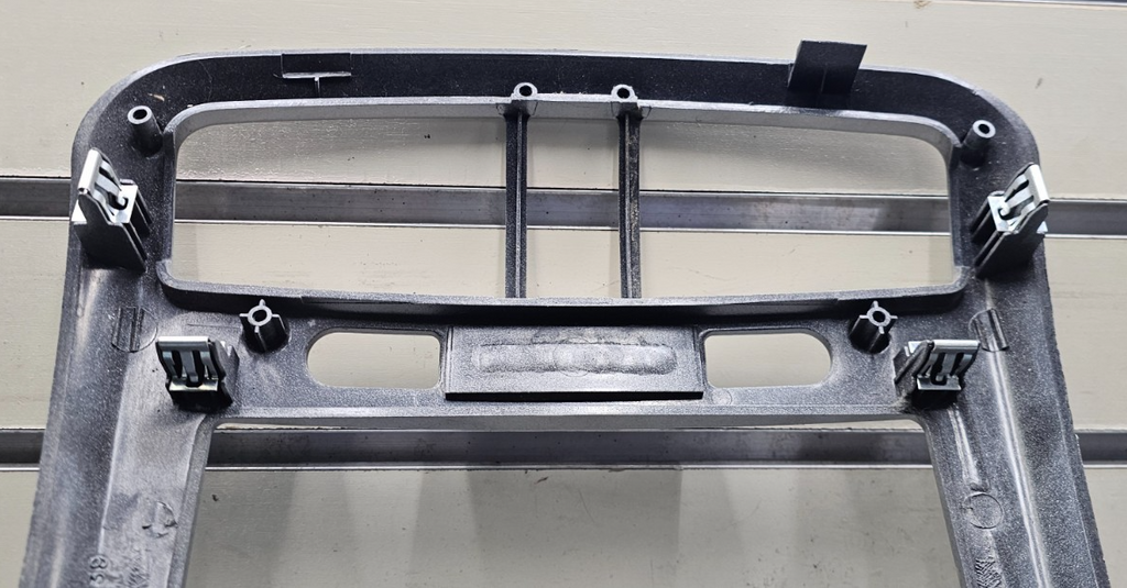 🔥05-06 Chevy Equinox Center Dash Radio Climate Control Bezel Trim Panel Silver