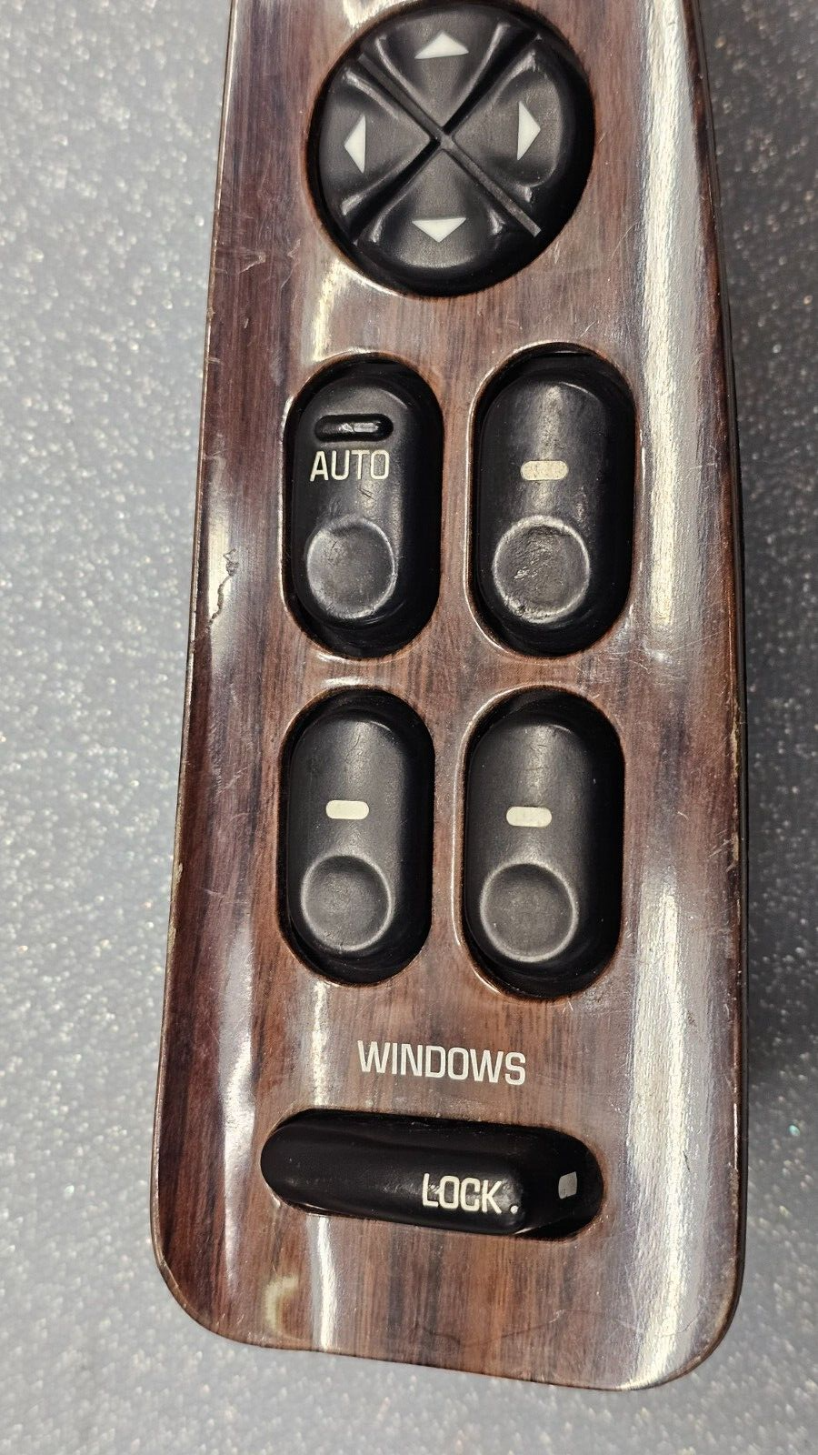 🔥97-05 Century Regal Left Driver aster Power Window Mirror Switch Assembly Wood