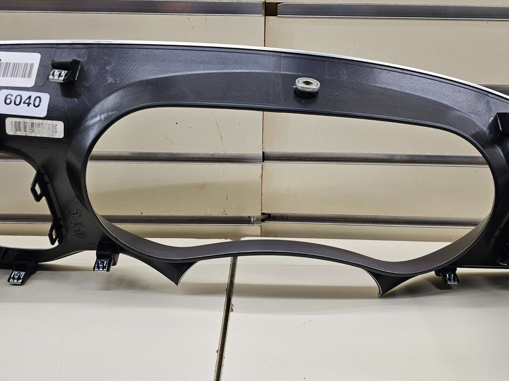 🔥11-14 Charger Dash Radio Speedometer Instrument Cluster Trim Bezel Carbon Gray