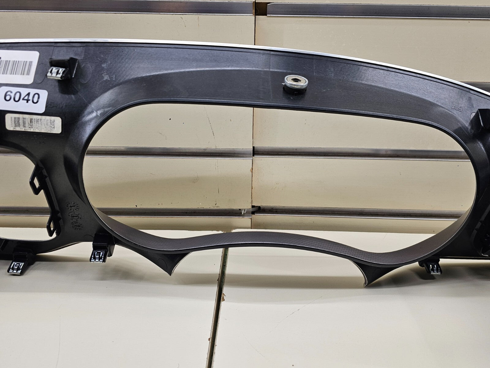 🔥11-14 Charger Dash Radio Speedometer Instrument Cluster Trim Bezel Carbon Gray