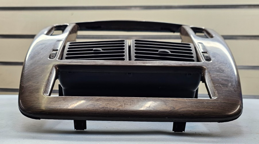 02-05 FORD EXPLORER RADIO AUDIO CLIMATE TEMPERATURE CONTROL BEZEL TRIM WOODGRAIN