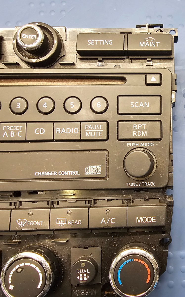 🔥05-07 Murano Dash AM FM Radio Audio Stereo Cassette CD Player Climate Control