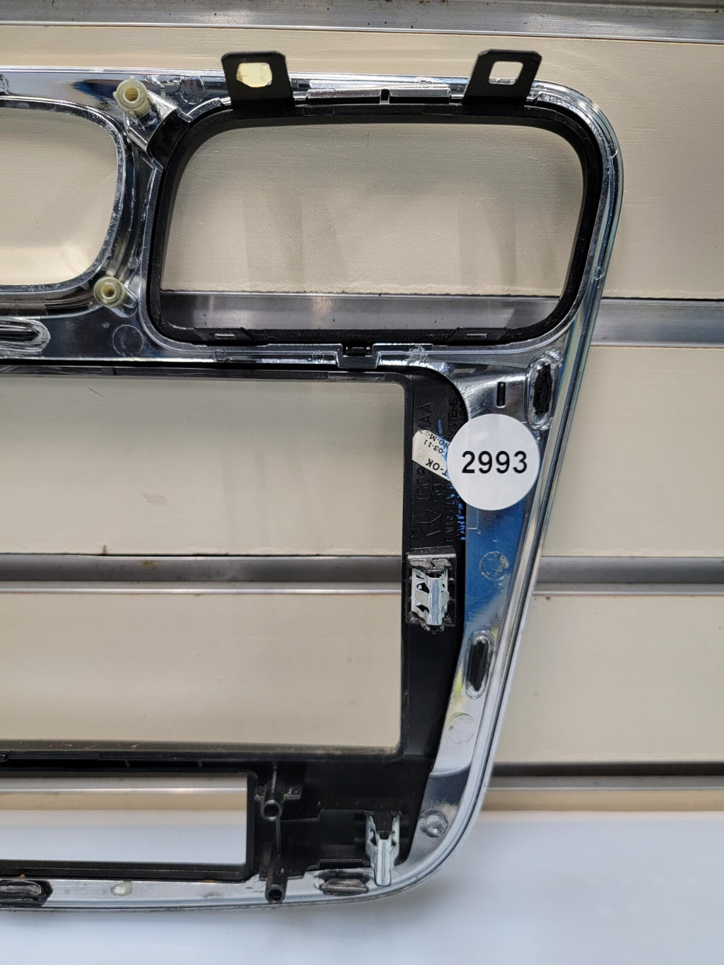 🔥11-14 Chrysler 200 Radio Climate Dash Trim Bezel with Traction Control SILVER