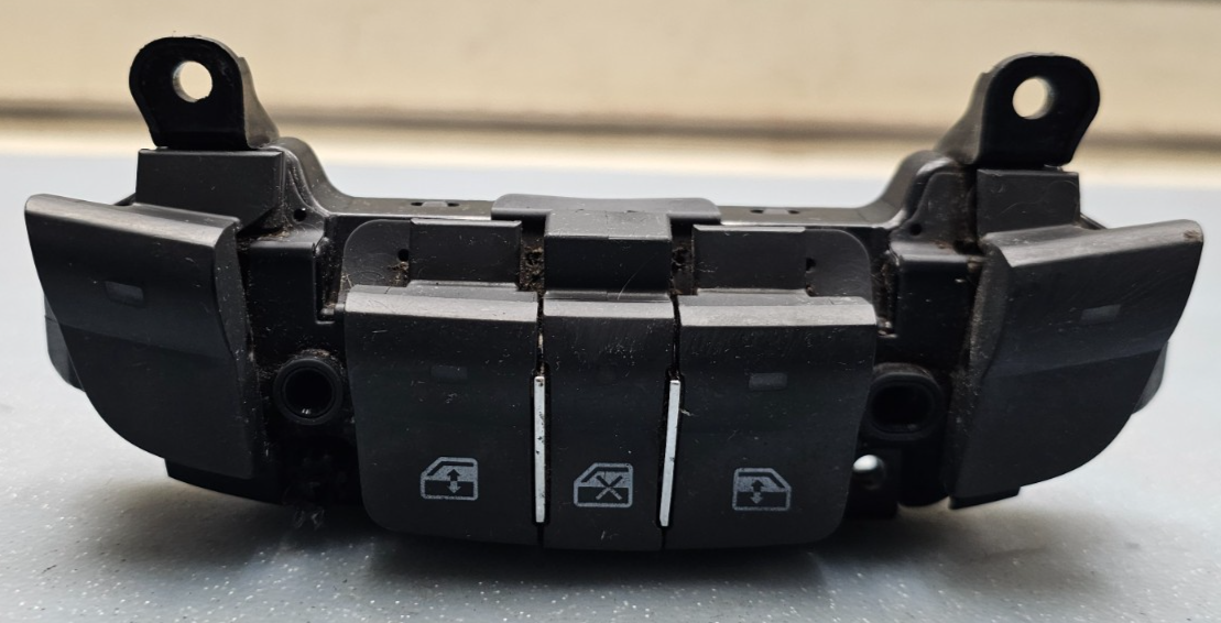 🔥07-08 Equinox Front Left Driver Master Door Window Power Switch Assembly BLACK