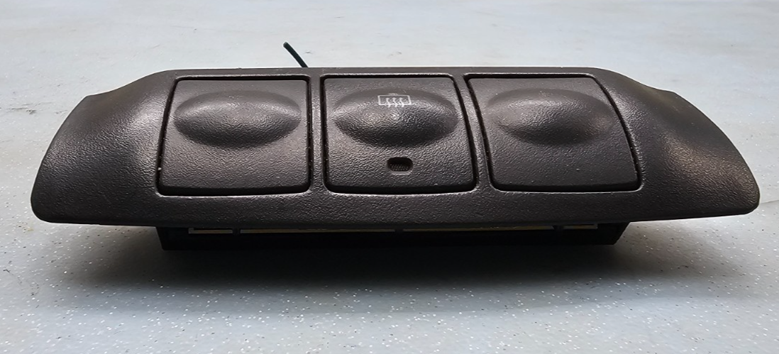 🔥96-99 SATURN SC SL SW Rear Window Defogger Switch traction control Black OEM