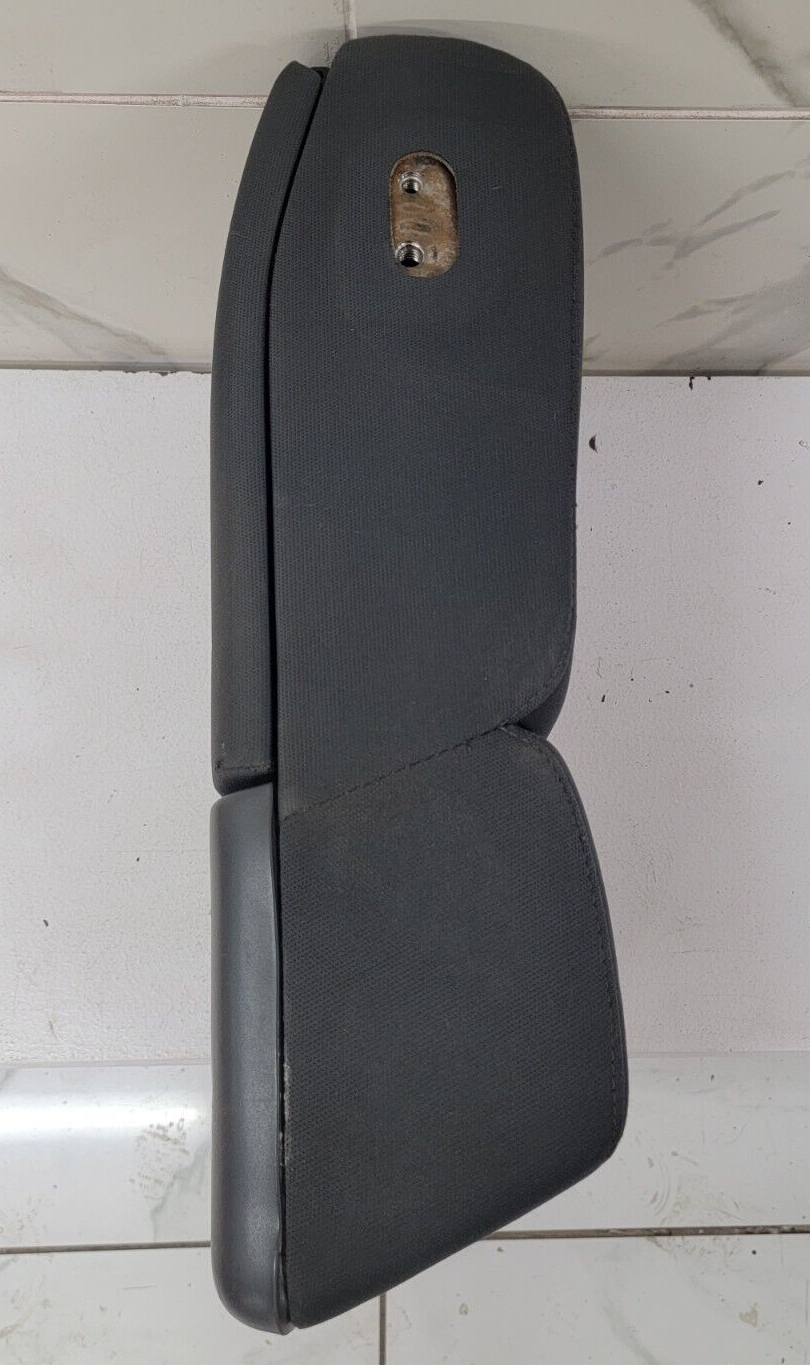04-08 Ford F-150 Jump Seat Center console Armrest Cup Holder Cloth Dark Gray JS1