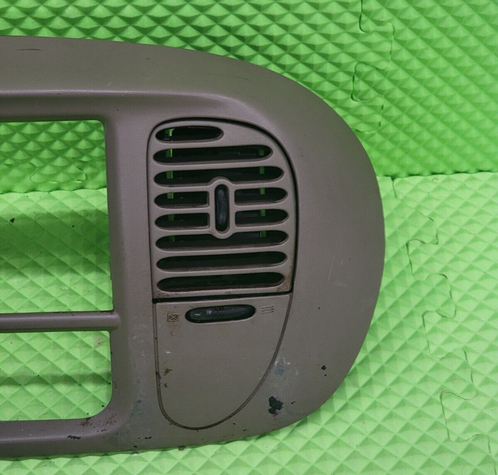 97-03 Ford F150 Center Dash Radio Climate BEZEL Panel A4WD 4H 4L Line LT Tan B1
