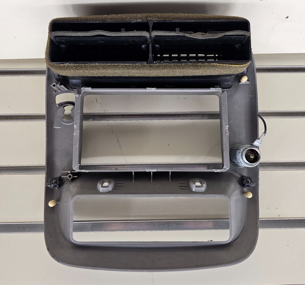 95-10 Ford Ranger EXPLORER Center Dash Radio Trim Surround Bezel Trim SILVER B2