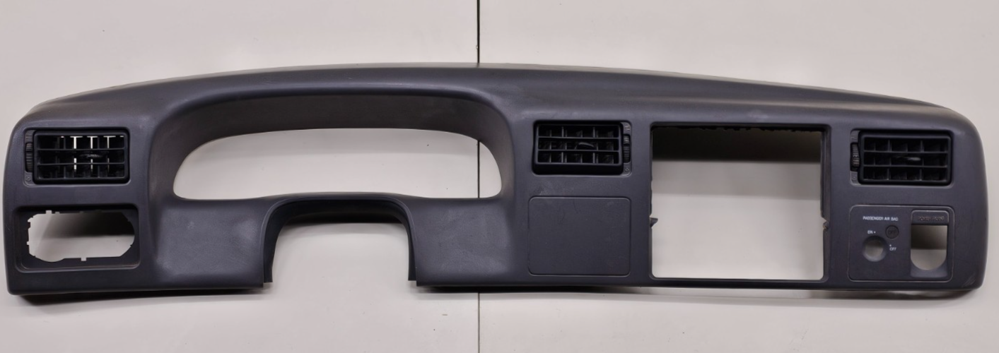 🔥99-04 Ford F250 F350 Dash Instrument Cluster Speedometer Bezel Panel BLACK