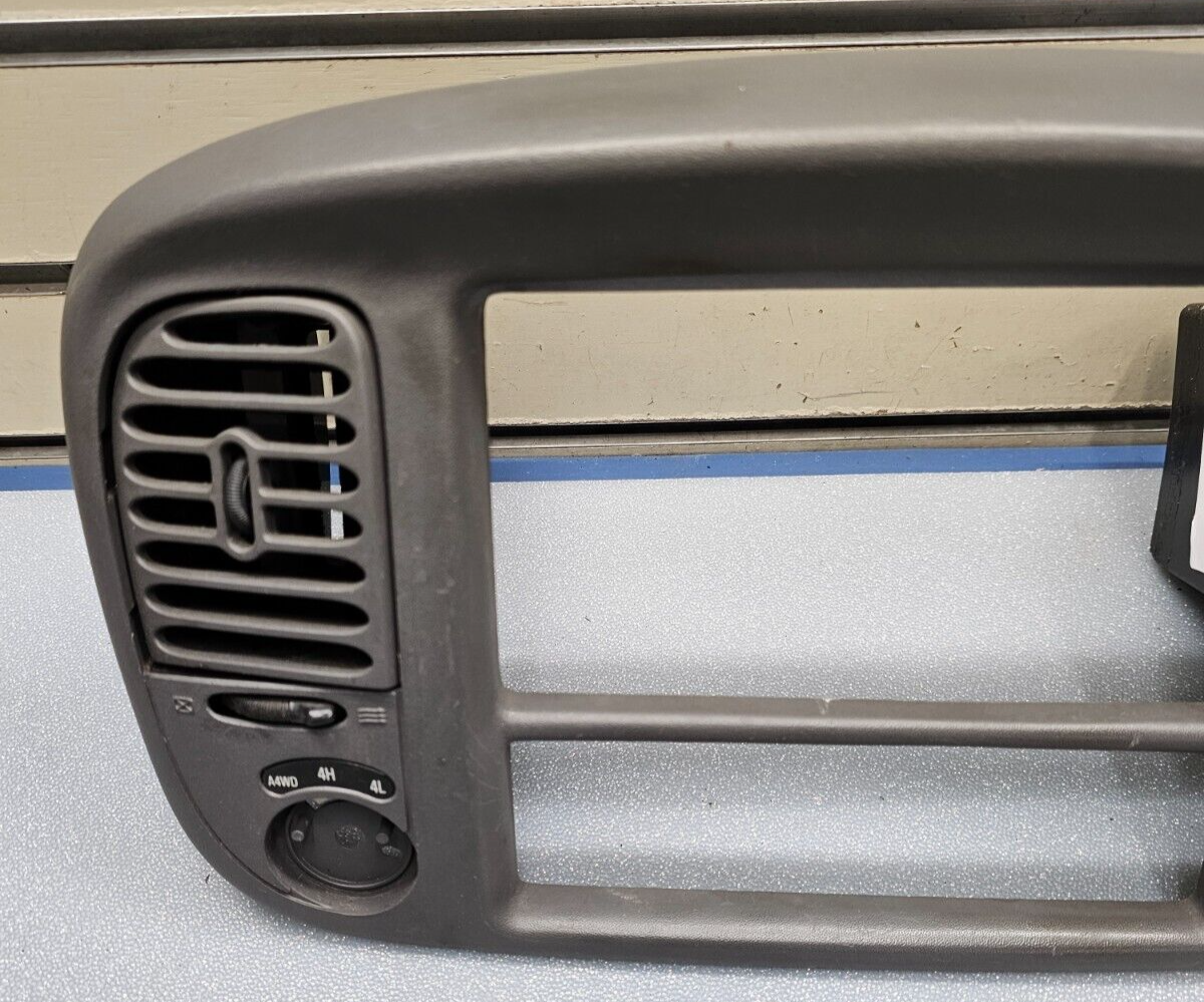 🔥97-03 Ford F150 Center Dash Radio Climate Trim Stereo BEZEL Panel Line GRAY