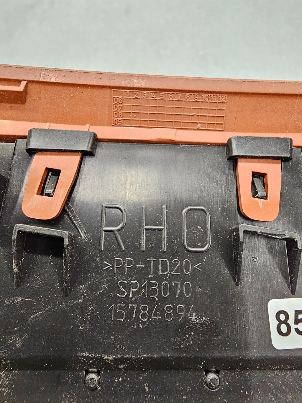 08-12 Chevy MALIBU Dash A/C Heater AIR VENT Front RIGHT Passenger Orange VT46