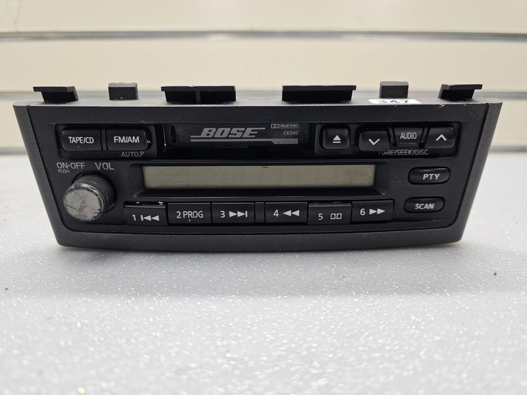 🔥02-04 INFINITI I35 Dash AM FM CD Radio Player Receiver Bose Control Tape Deck