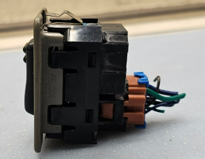 🔥99-02 Chevy Silverado SIERRA Power Window Switch Lock REAR Left/Right Tan WS3