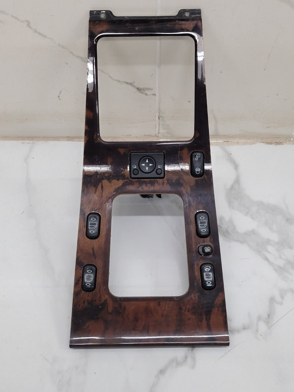 02-05 MERCEDES ML SERIES W163 ML500 MASTER POWER WINDOW SWITCH BEZEL Wood WS15