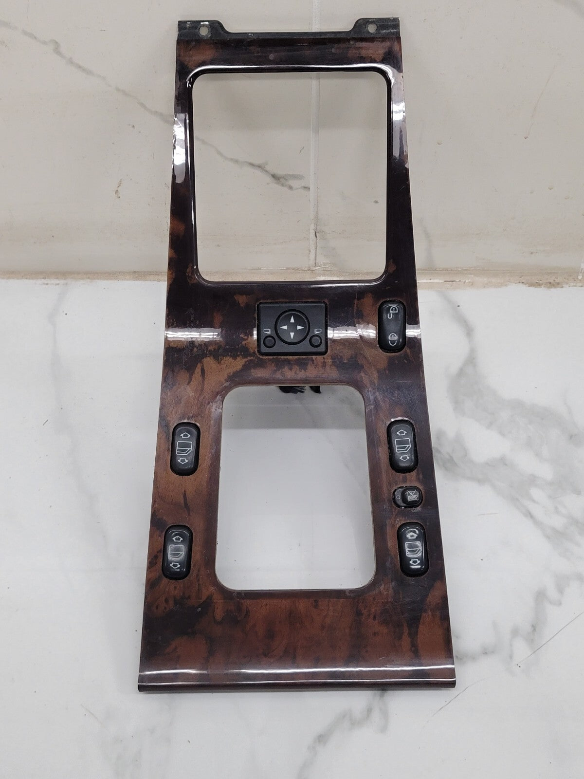 02-05 MERCEDES ML SERIES W163 ML500 MASTER POWER WINDOW SWITCH BEZEL Wood WS15