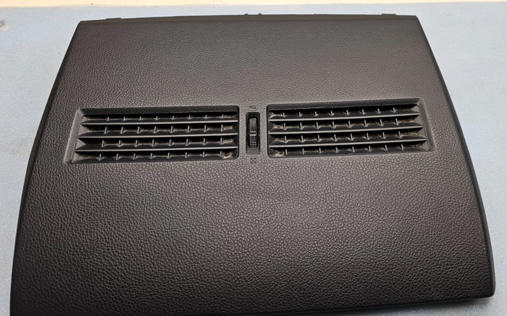 🔥07-12 Versa Center Dash HVAC AC A/C Air Vent Bezel Trim Upper Panel BLACK OEM