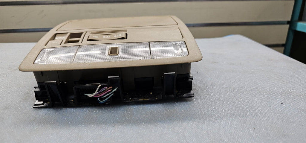 🔥07-11 Toyota Camry Overhead Console Dome Map Light Lamp Storage Assembly TAN