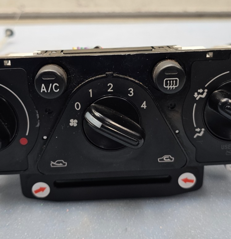 🔥02-07 Impreza Dash A/C AC HVAC Heater Temperature Climate Control Panel Black