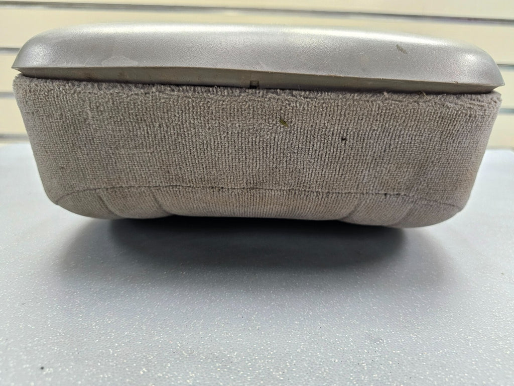 🔥97-03 Ford F150 Center Console JUMP SEAT Cloth/Leather Cup Holder LT GRAY JS6