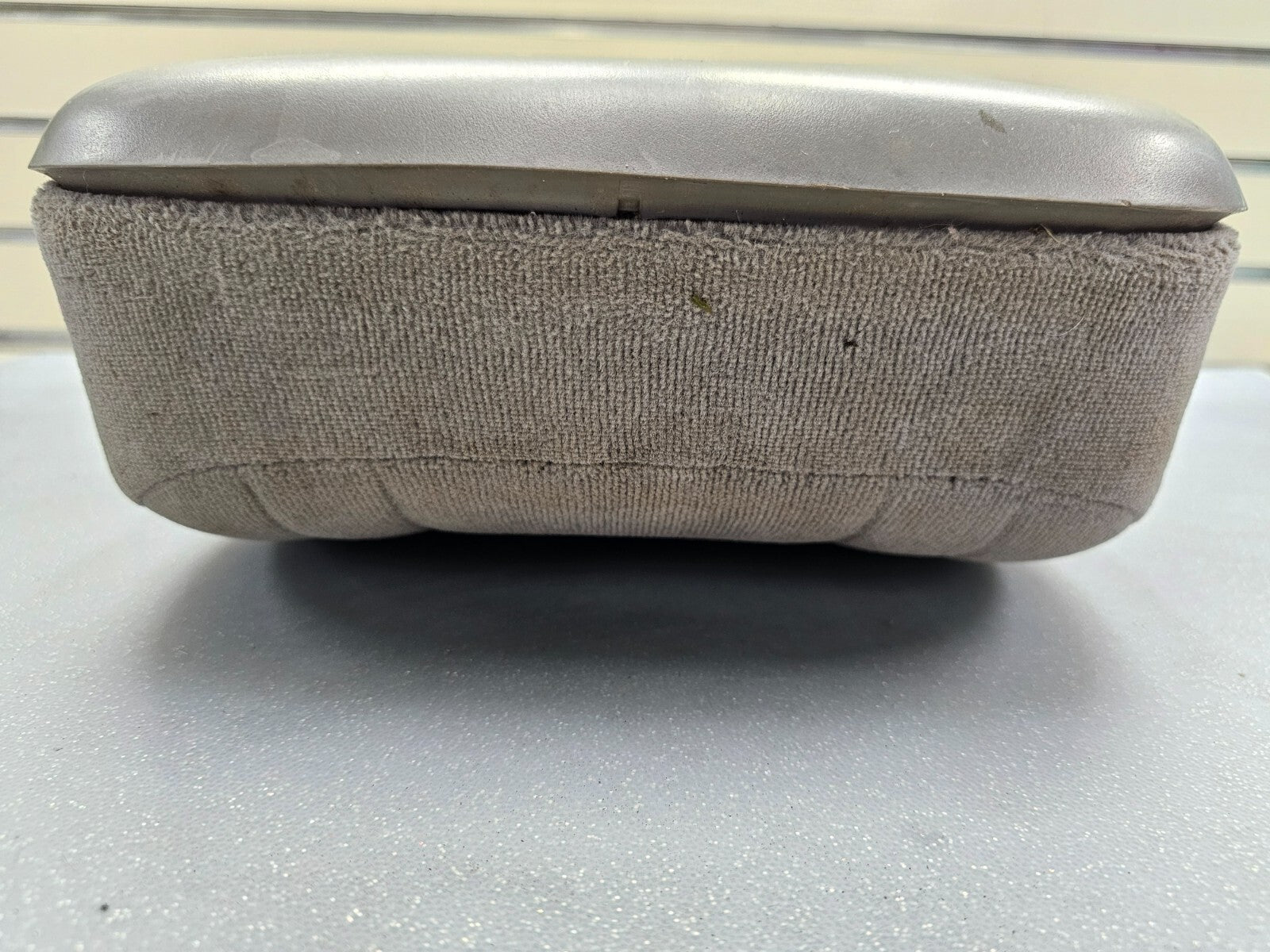 🔥97-03 Ford F150 Center Console JUMP SEAT Cloth/Leather Cup Holder LT GRAY JS6