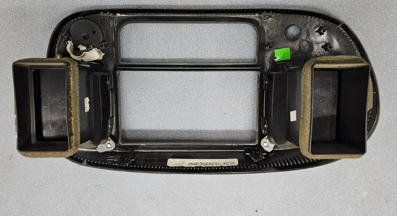 🔥97-03 Ford F150 Center Dash AM FM Radio Climate Trim Stereo BEZEL Panel TAN