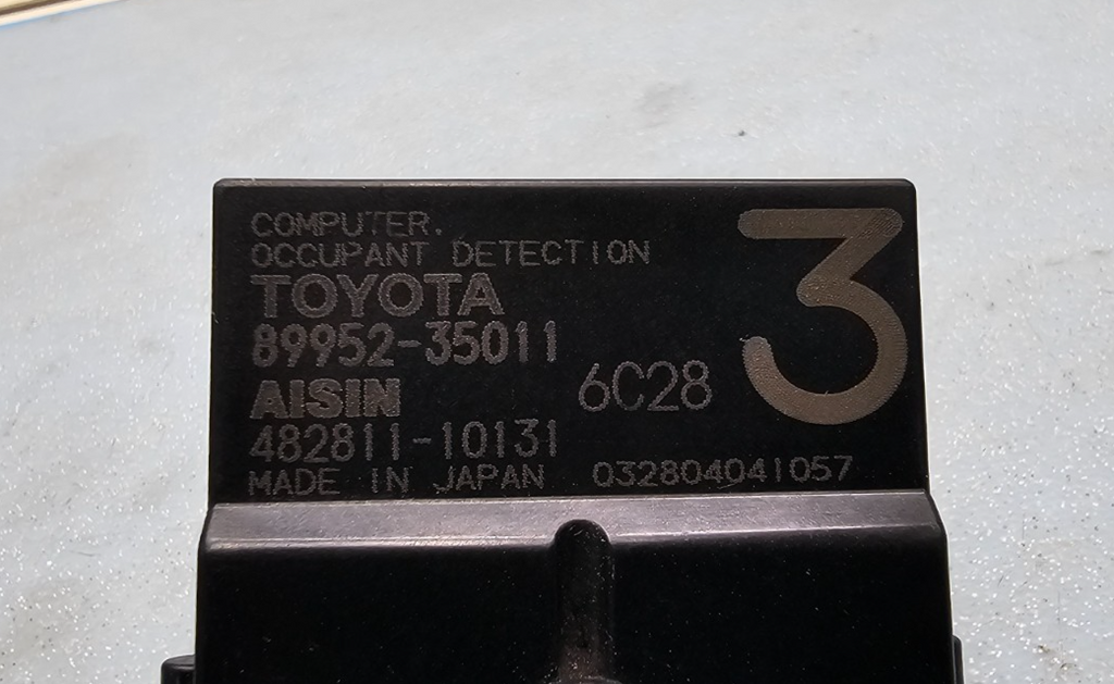 🔥04-21 SEQUOIA CAMRY AVALON TACOMA SEAT OCCUPANT DETECTOR DETECTION SENSOR OEM